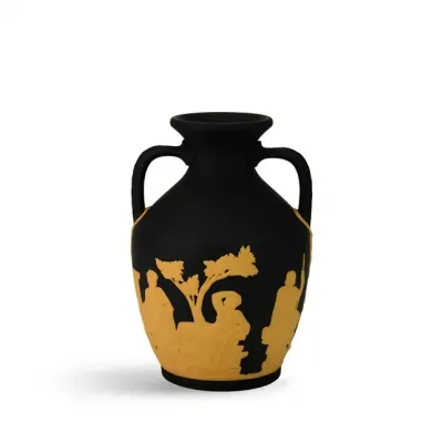Iconic Portland Black/Cane Vase