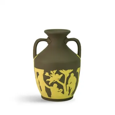 Iconic Portland Marsh Green/Canary Vase