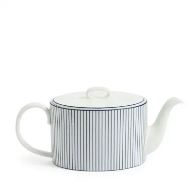 Gio Blue Pinstripe Teapot