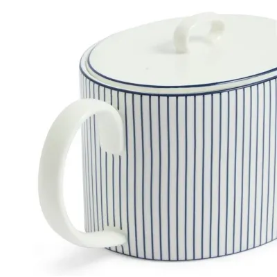 Gio Blue Pinstripe Teapot