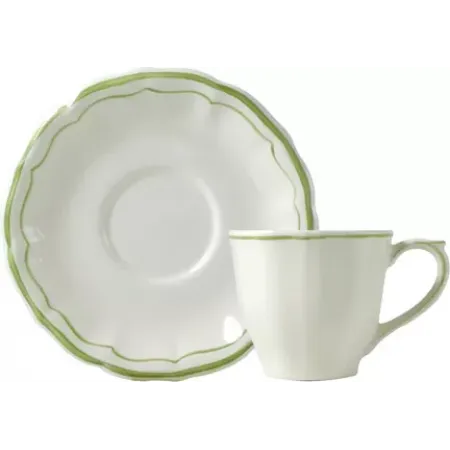Filet Green US Tea Cup 8 1/2 Oz