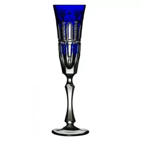 Athens Cobalt Blue Champagne Flute