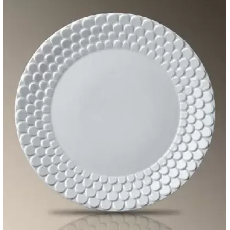 Aegean White  Dinner Plate 10.5"