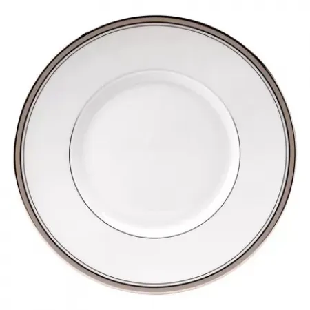 Excellence Grey Dessert Plate Large Rim (Special Order)