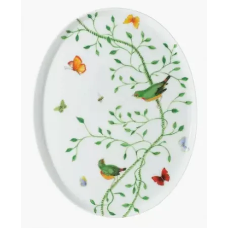 Wing Song/Histoire Naturelle Oval Tray 8.3 x 5.78739 x 0.91 in. in a gift box