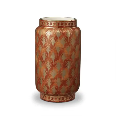 Fortuny Piumette Orange Medium Vase 5 x 9" - 13 x 23cm