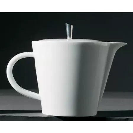Hommage Tea/Coffee Pot With Metal Knob 4 x 4 x 5.5"