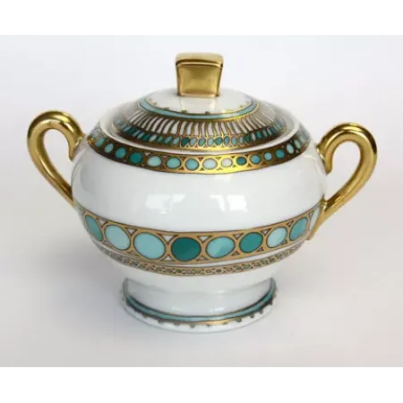 Syracuse Turquoise Sugar Bowl (Special Order)