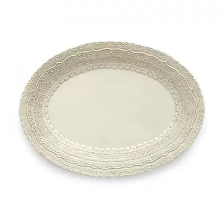 Finezza Cream Medium Oval Platter