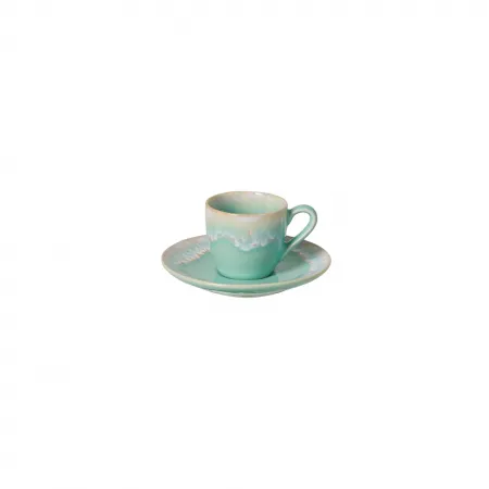 Taormina Aqua Coffee Cup & Saucer 2.5'' X 3.5'' H2.25'' | 3 Oz.
