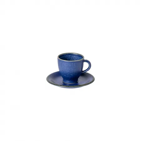 Positano Blue Coffee Cup & Saucer 3.25'' X 2.5'' H2.5 | 3 Oz. D4.75''