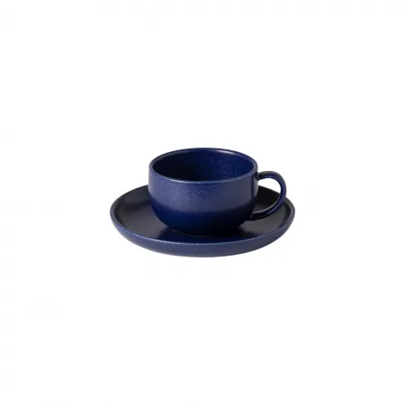 Pacifica Blueberry Tea Cup & Saucer 4.5'' X 3.75'' H2.25'' | 7 Oz.
