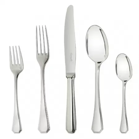 America Flatware Set For 12 People (75 Pieces) Silverplated