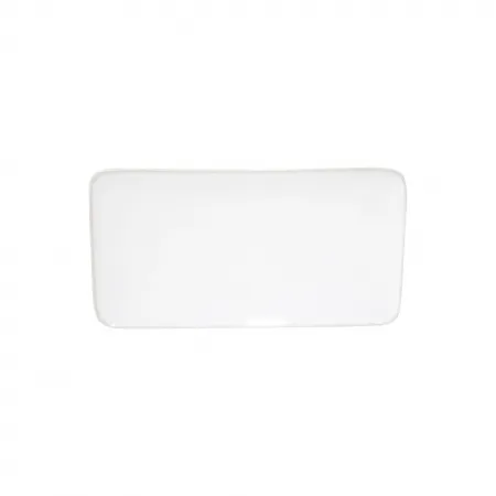 Beja White & Cream Rectangular Tray 11.5'' X 6'' H0.75''