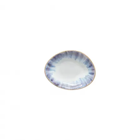Brisa Ria Blue Oval Mini Plate 4.5'' X 3.5'' H1''