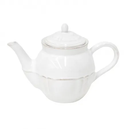 Alentejo White Tea Pot 10.25'' X 5.75'' H7.25'' | 51 Oz.