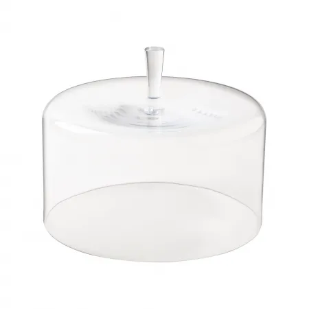 Coupole Clear Glass Dome D10'' H7.75'' (Handle 2.25'')