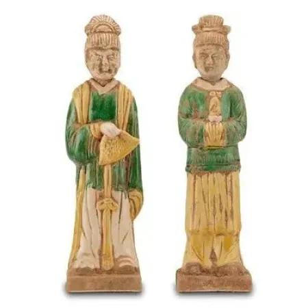 Tang Dynasty Palace Servants Set of Two
