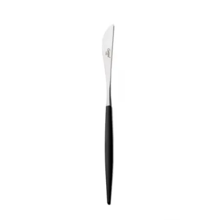 Goa Black Handle/Steel Matte Dessert Knife 7.9 in (20 cm)