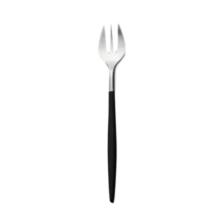 Goa Black Handle/Steel Matte Oyster Fork 6.9 in (17.5 cm)