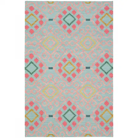Jelly Roll Multi Handwoven Wool Rug 9' x 12'