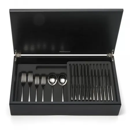 Pride Stainless 58-Piece Canteen Oak