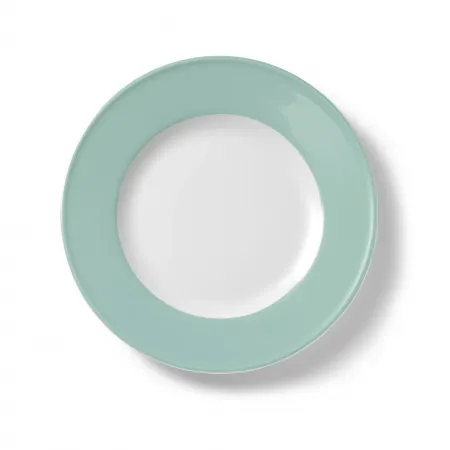 Solid Color Plate 26 Cm Rim Seawater Green