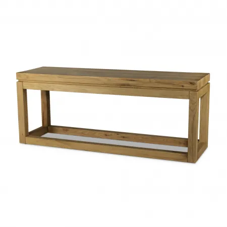 Parsons Console Table W Floating Top Caramel