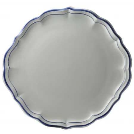 Filet Blue Cake Platter 12 1/2" Dia