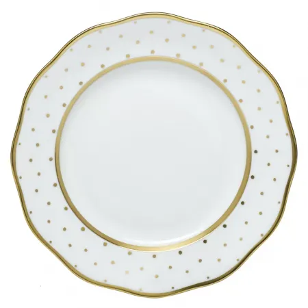 Connect The Dots Multicolor Dessert Plate 8.25 in D