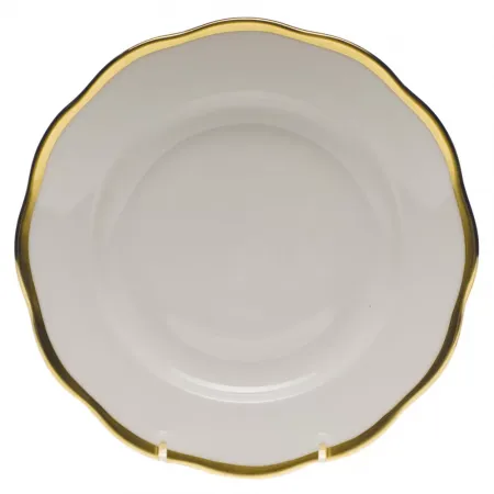 Gwendolyn Gold Salad Plate 7.5 in D