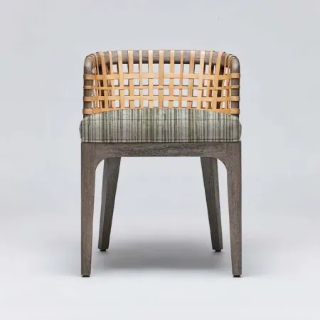 Palms Side Chair Grey Ceruse/Sage