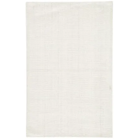 KT39 Konstrukt Kelle White/Gray Undyed Wool 8' x 10' Rug