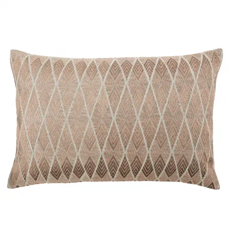 Jaipur Living Milton Bronze/ Gray Geometric Down Lumbar Pillow 16X24
