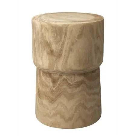 Yucca Side Table Natural Wood