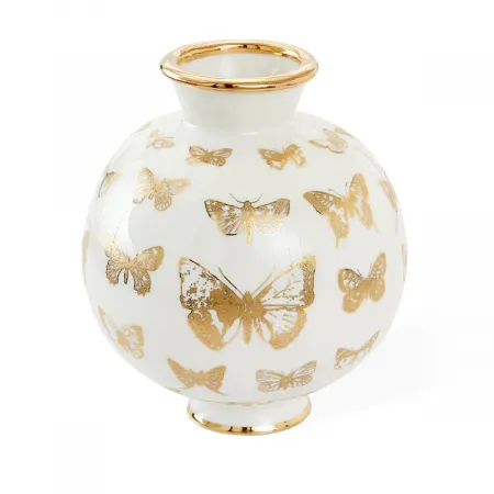 Botanist Butterfly Round Vase