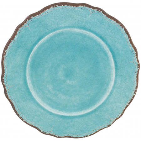 Antiqua Turquoise Melamine Dinnerware