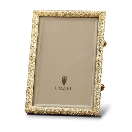 Pave Gold + Yellow Crystals Picture Frame 8 x 10"