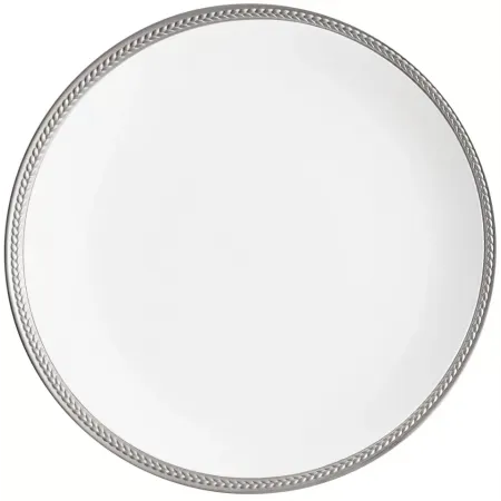 Soie Tressee Platinum Oval Platter Small 14 x 7"