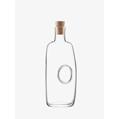 Void Carafe & Cork Stopper 37 oz Clear