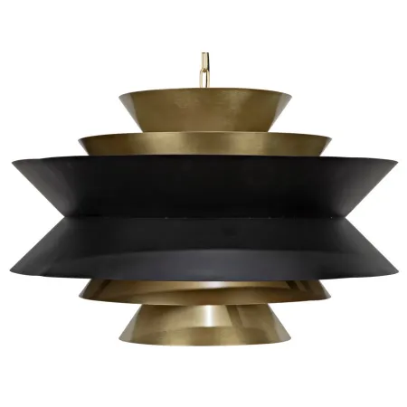 Orion Pendant, Metal with Brass Finish Accent