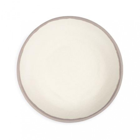 Potter Stone Gray Melamine/Bamboo 10" Dinner Plate