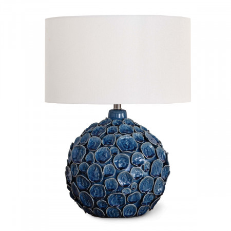 Lucia Ceramic Table Lamp, Blue