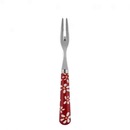 Daisy Red Cocktail Fork 5.75"