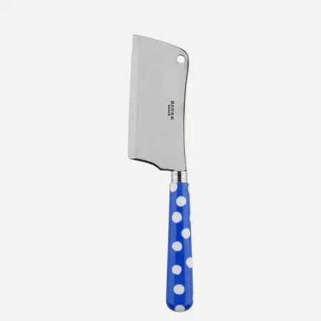 White Dots Lapis Blue Cheese Cleaver 8"
