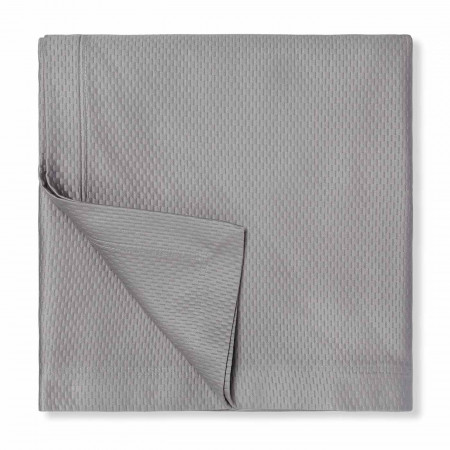 Perrio Twin Coverlet 75 x 95 Silver