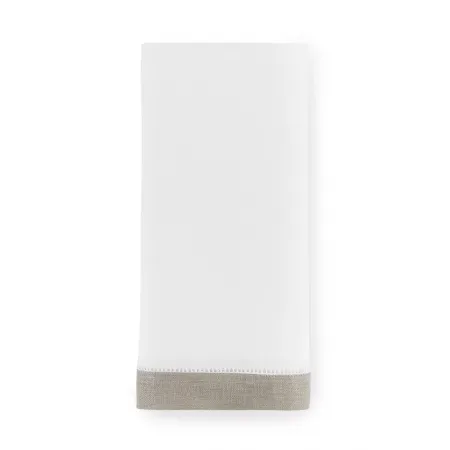 Filo Tip Towel 14 x 20 Set Of 2 White/Stone