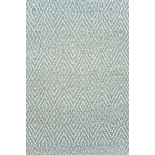 Dash & Albert Herringbone Light Blue/Ivory Indoor/Outdoor Rug 2' x 3