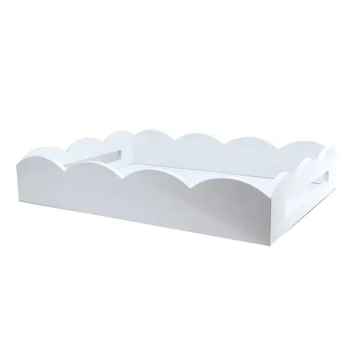 Addison Ross 22x16 Ottoman Tray White