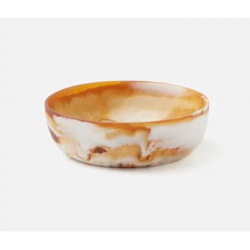 Amber Resin Dipping Bowl